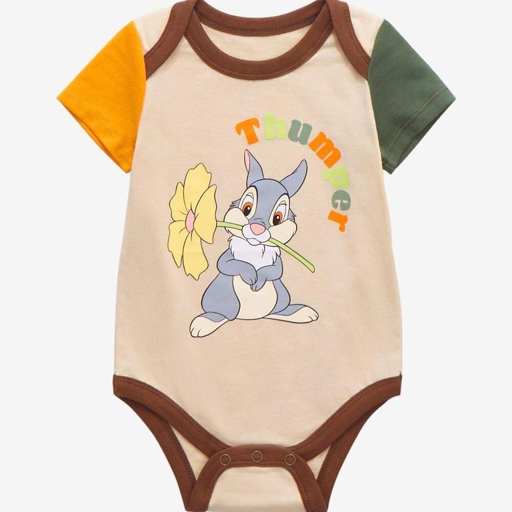Disney bambi thumper yellow one piece new with tags size 12 months